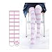Produktbild Socks Japanese Style NEU 3D Printed Big Strümpfe Cosplay Socken Kawaii Schenkel Hohe Schule Socken Overknee-Strumpf socken (Color : BK, Size : One Size)