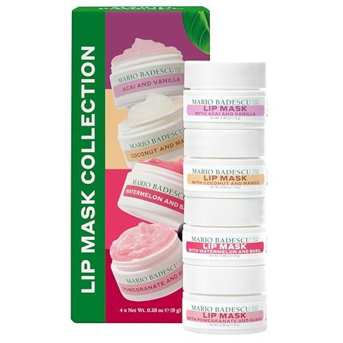 Mario Badescu Lip Mask Collection – 4 Flavor Gift Set