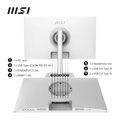 MSI 27 LED Modern MD272XPW - vue 6