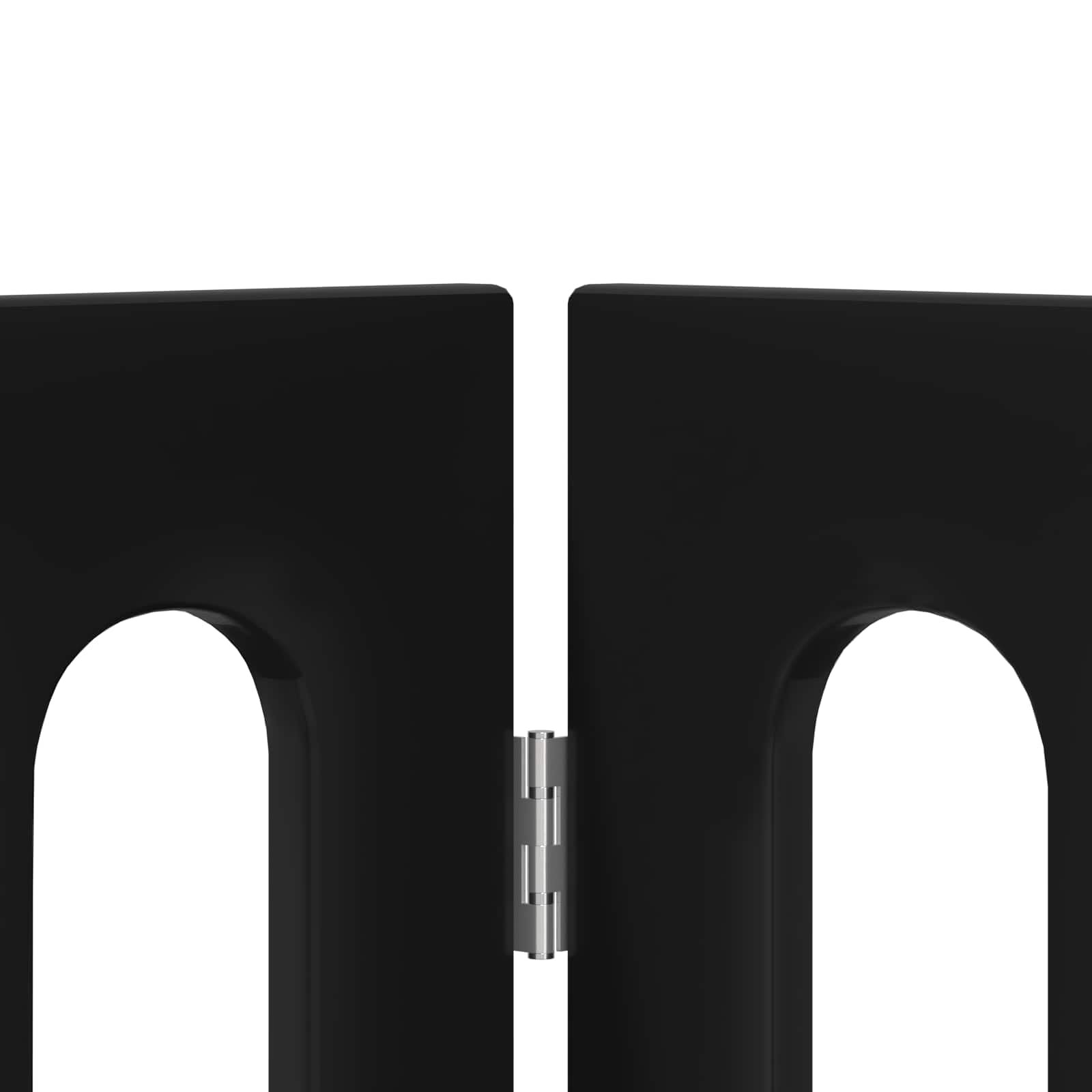 Recinzione pieghevole per animali domestici in legno di rovere nero, 201 x 38 x 90 cm, 4 pezzi, con pannelli pieghevoli flessibili per interni, barriera sicura e uso flessibile