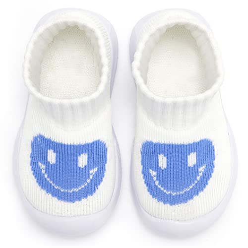MORENDL Baby Sock Shoes Infants Slipper Socks Non-Slip First Walking Mesh Breathable Shoes Slip On Sneakers for Toddler Boys Girls