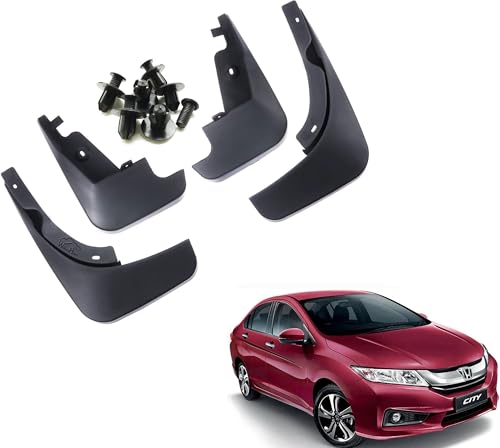 Image of WolkomHome Mud Flap Compatible with City Idtec 2016 - Durable Splash Guards for Car Exterior Protection