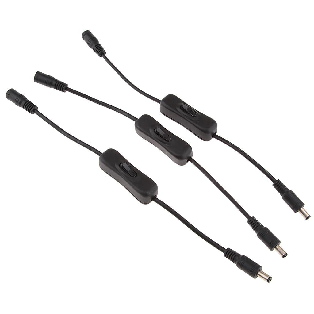 3Pcs 12V Inline LED Strip Light Switch with On/Off Male to Female Connectors Consumer Electronics | Multipurpose Batteries & Power | Power Cables & Connectors-image-41