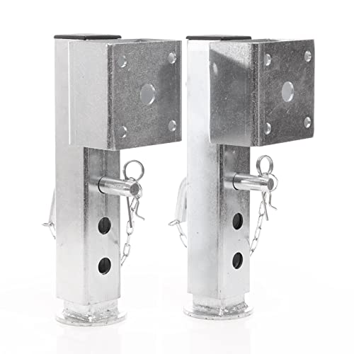 XPOtool 2X Béquilles de Support pivotantes 350mm 1300kg en Acier p. Remorques & matériel de Fixation