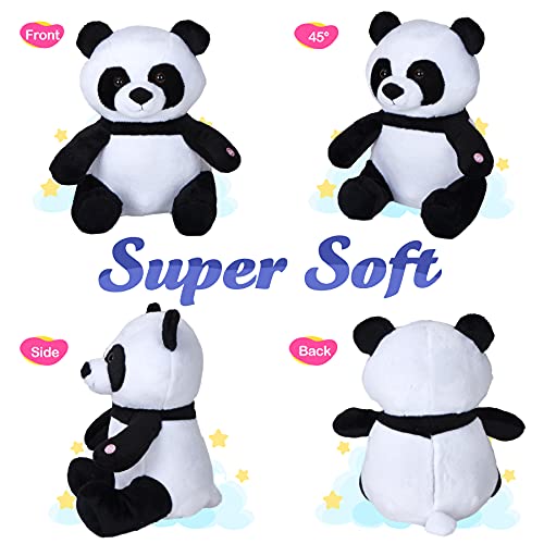 Bstaofy Light Up Panda Stuffed Animal Led Panda Bear Soft Plush Toys Glow In Dark Bedtime Companion With Night Lights Birthday For Toddler Kids, 12'' #TOP5