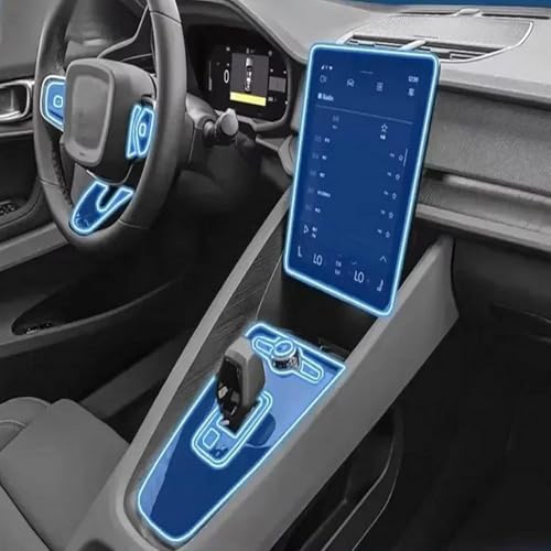 Film protection Polestar 2 console centrale TPU anti-rayures voiture