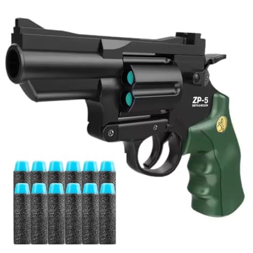 Image of TOYPAPA Revolver Guns Toys for Kids | Gun Pistol Original Toy Guns for Boys Looks Real | Rifle Soft Bullet Gun Original Mechanism