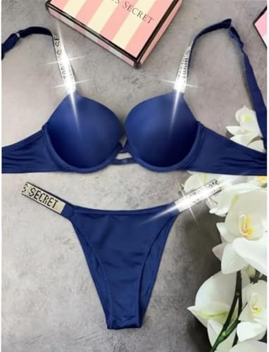 Image of Women Girl's Plain Cotton Padded Push-up Wireless Underwired Sports Non Padded Regular V Secret Everyday Wear Stylish Wired Non-Wired Full Coverage T-Shirt Solid Bra Underwear Lingerie Set