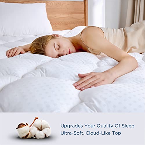 Bedsure Twin XL Mattress Pad Dorm Bedding Cooling Cotton Mattress