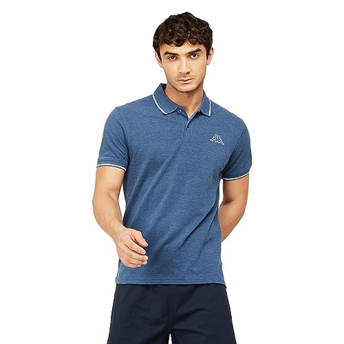Image of Kappa Men Cotton Regular Fit Solid T Shirt