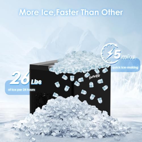 Máquina Fabricadora de Hielo de 26 lbs para Encimera miniatura 6