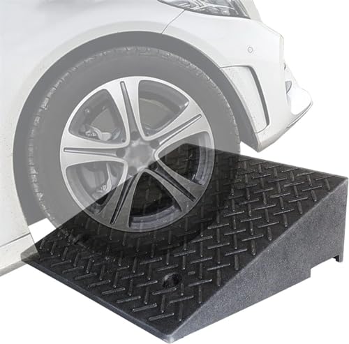 2Pack Rubber Threshold Ramp,Solid Doorway Entry Ramp for Doorways Driveways Stairs Bathroom Curbside,6600Lbs Capacity(13cm/5.1in)