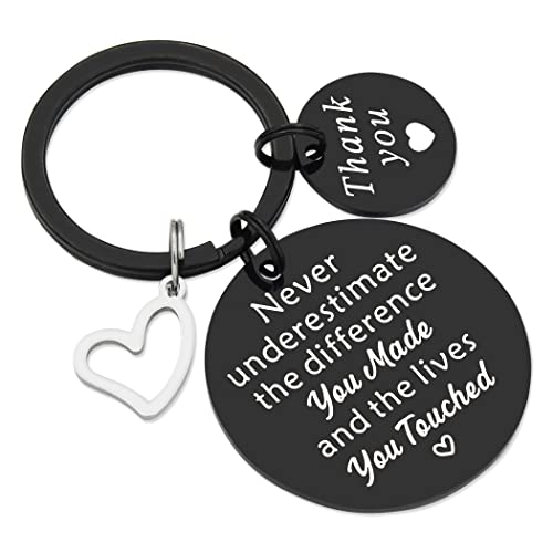 TTYY Thank you gift for Teacher Appreciate Gift for Physical Therapist Christmas Gift for Colleagues Coworker (Black-Thankyoutouched)