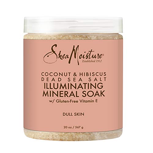 Product Image of the Shea Moisture Coconut & Hibiscus Dead Sea Salt Muscle Relief Mineral Soak for Unisex, 20 Ounce