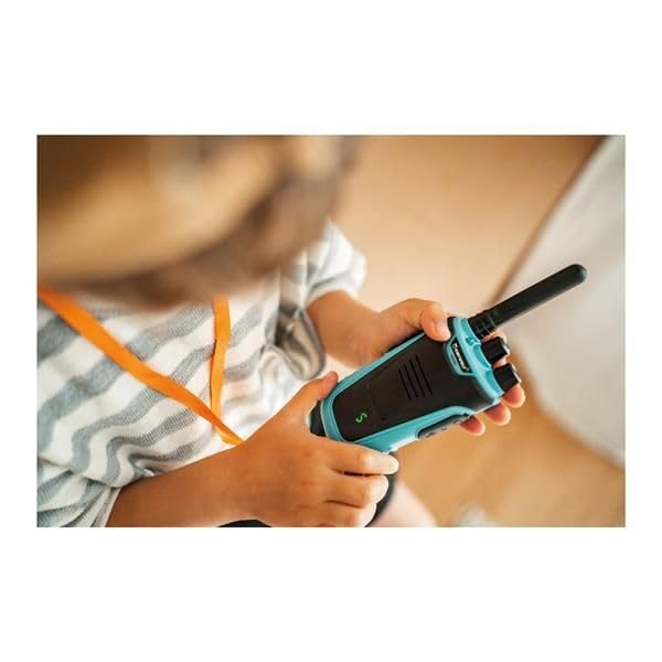 KIDYWOLF Walkie-Talkies mit Taschenlampe blau/rot