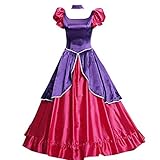 AGLAYOUPIN Adult Evil Step Sister Cosplay Costume Fancy Red Court Dress Halloween