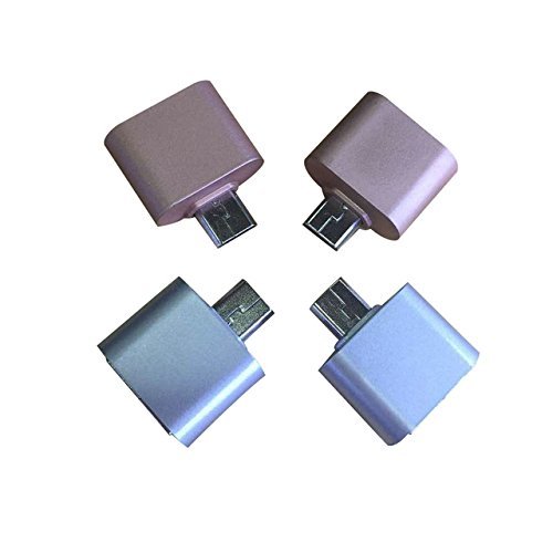 Image of Stylist Little Adapter Micro USB OTG to USB 2.0 Adapter for Smartphones and Tablets - Set of 3