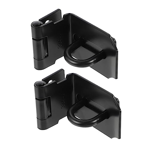 Mikikit 90 Degree Wood Door Lock Buckle Easy Install Latch Lock for Cabinet Right Angle Lock Accessory