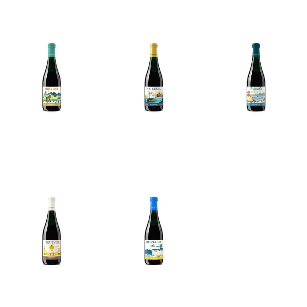 Mezzavia Box Assaggio Birra Artigianale Sarda, 6 Bottiglie da 75 cl
