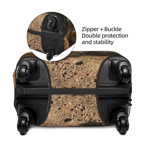 Motocross Dirt Bike Luggage Cover for Suitcase, Suitcase Cover Protector Fit 29-32 Inch Luggage Travel Accessories, XL4