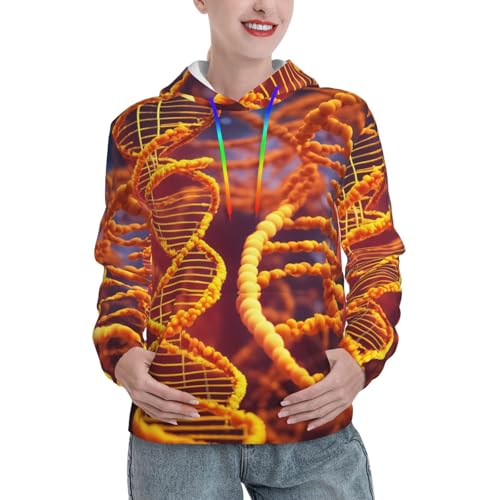 Sweat à capuche femme EdWal Dna Chain pour en finir avec les pulls amples sans forme