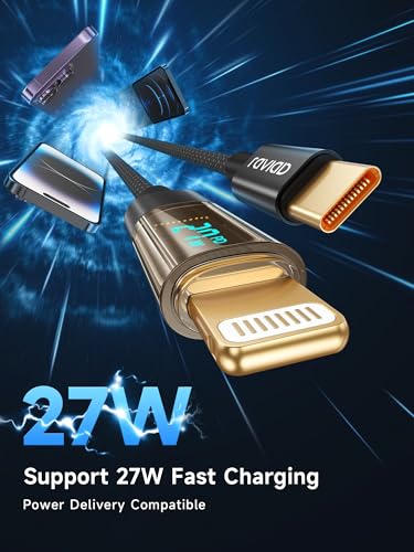 RAVIAD USB C ライトニングケーブル【0.5M/MFi 認証】iPhone 充電ケーブル 27W PD急速充電 タイプC ライトニングケーブル Type C Lightningケーブル データ転送 高耐久 iPhone 14/13/13 Pro/13 Pro Max/12/12 Pro/12 Pro Max/11 Pro Max/SE/XS/XR/X/8/8 Plus各種対応