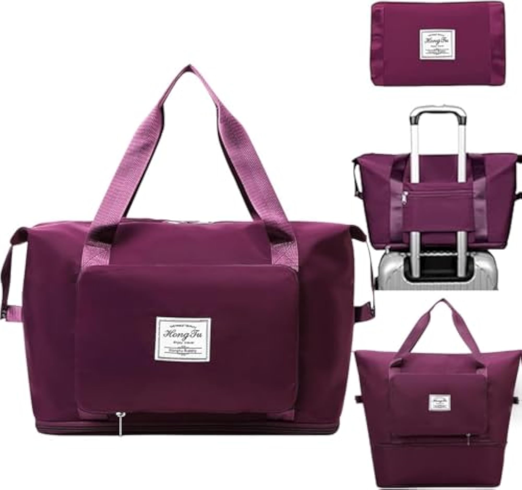 41L Expandable Travel Duffle Bag for Women
