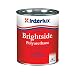 Interlux Y4258/QT Brightside Polyurethane Paint (Black), 32. Fluid_Ounces