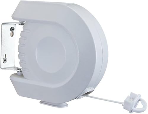 QDLZLG - Tendedero retráctil de 39.4ft, secadora de ropa resistente con cuerda de PVC ajustable para interiores y exteriores, organizador de ropa