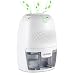 Aidodo Deshumidificador electrico Portátil 600ml Mini silencioso Deshumidificadores de Aire Compacto Inteligente...