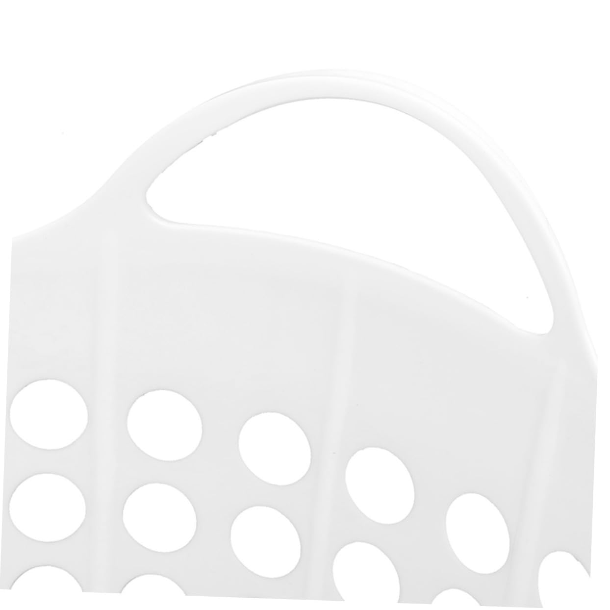Cesto Portabiancheria Manici 40l in PE Bianco per Bagno