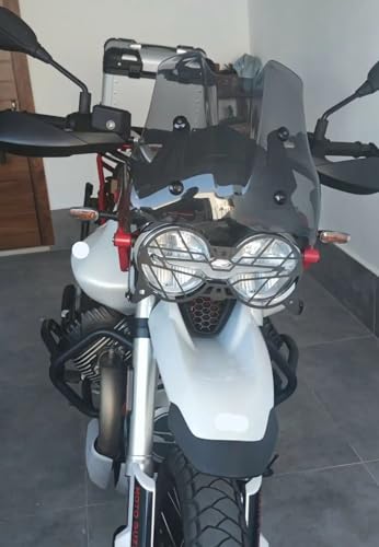 Grille phare garde double protection couverture pour Gu&zzi V85 TT