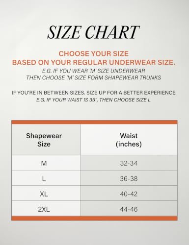 Image of DAMENSCH Men's Compression Shapewear Trunk, Comfortable Stretchy Body Shaper, Posture Correcting Tummy Tucker, Breathable Support Underwear