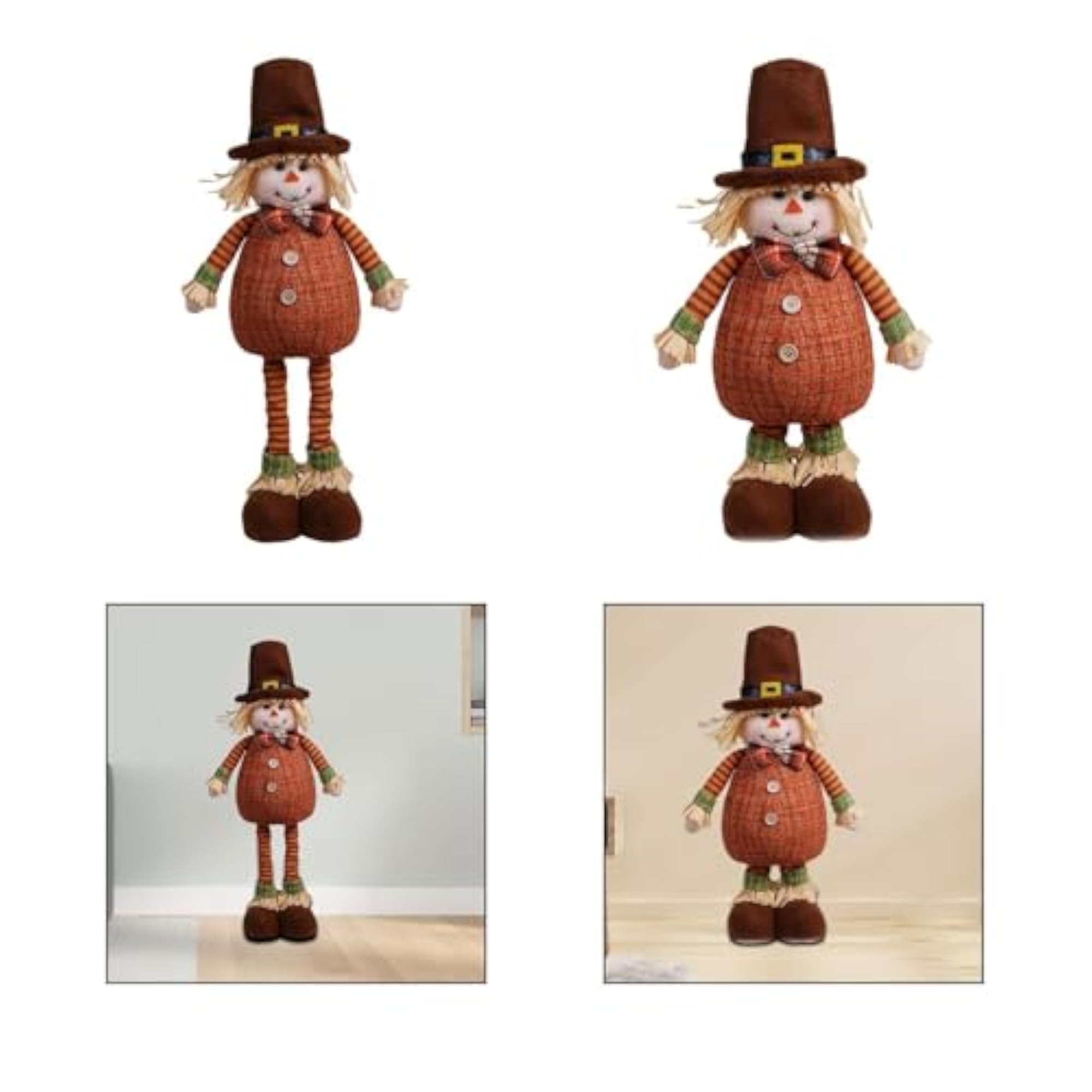 Fall Decor Strawman Doll Table Centerpiece