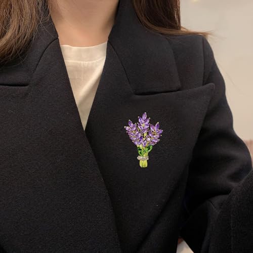 Image of Brooches And Pins For Women Fashion Elegant Flower Broches Lady Costume Jewelry Brooch Pins