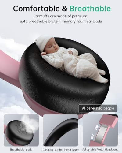 Image of AOC Wireless Headset with Mic for Work, AI Noise Cancelling, Bluetooth | AI Noise Cancelling Mic, Bluetooth 5.3, USB-A /C Dongle Included, Mic Mute, Compatible with PC, Laptop & iPhone