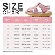 Cheerful Mario 0-3 Jahre Sommer Sandalen Baby Jungen Mädchen Lauflernsandale Kleinkinder Sommerschuhe Barfuß Schuhe Anti-Rutsch Weiche Sohle Rosa 18 EU