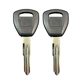 Set of Two Uncut Transponder Key HD106 Chip (13) Replacement for Acura CL, Integra, MDX, RL, RSX, TL, NSX 1997-2006
