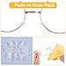 10 Pairs Push in Silicone Glasses Nose Pads Anti-Slip Eyeglass Nose Pads Covers Soft Eyeglasses Noses Bridge Pad Eyeglasses Guards Clear Non Slip Nosepads Replacement for Glasses Repair