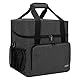 Luxja Overlock Tasche für Overlock Maschinen, Overlocktasche für Aufbewahrung Overlock-Nähmaschinen, Coverlocktasche für Transport Overlockmaschine und Zubehör, 33CM x 30,5CM x 34CM, Schwarz