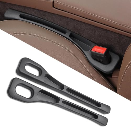 Image of XSKY Universal 2Pcs Car Seat Gap Filler Organizer | EVA Car Gap Pad with Buckle Base Fills Space Between Seat & Console | Car Phone Holder Gap Blocker for Cars, SUVs & Trucks Car Interior Accessories