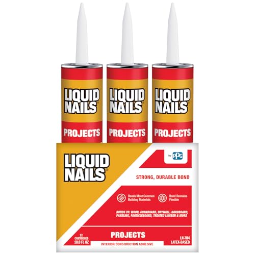 Liquid Nails Interior Projects 10 oz Off-White Latex-Based Construction Adhesive,
