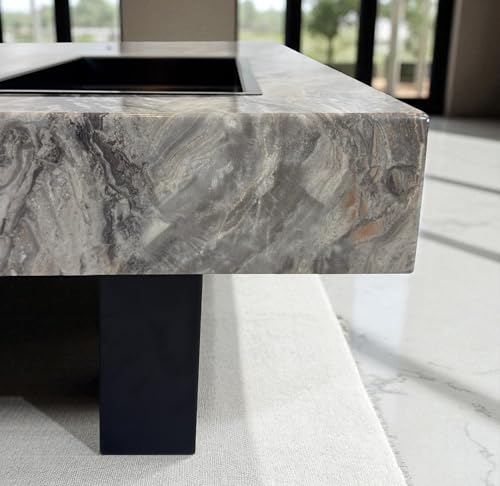 Image of The Attic Lorient Coffee Table, Coffee Table for Living Room, Solid Wood Centre Table, Modern Centre Table