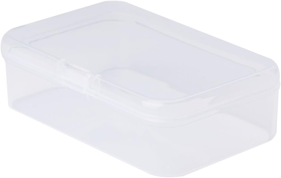 Amazon.com: angwang Plastic Box,Rectangular Plastic Clear Transparent ...