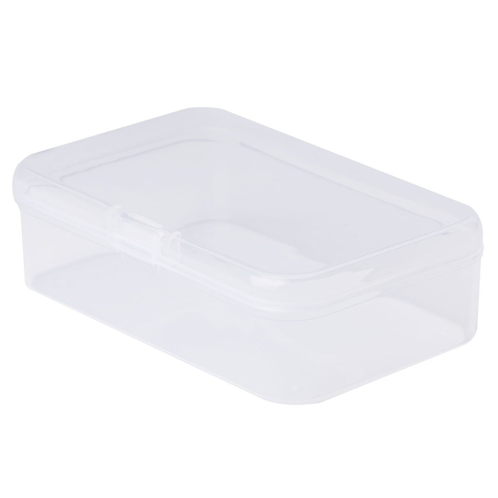 Rectangular Clear Transparent Storage Box Collection Container