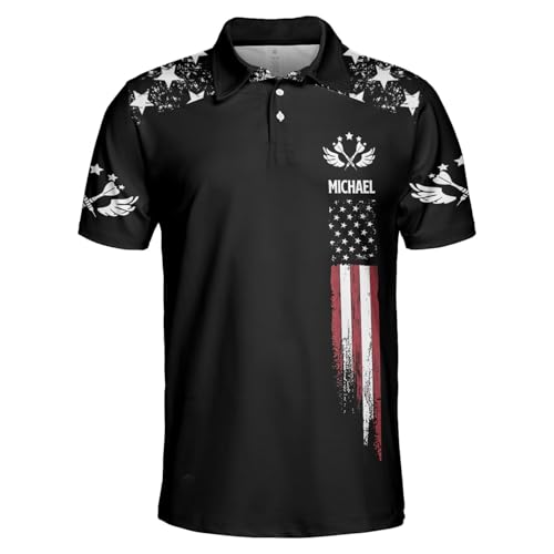 Personalized Dart Shirts for Men, Custom Dart Jersey for Team, Dartboard Shirts, Dart Gifts, US Flag Dart Shirts, Dart Jerseys Gift for Dart Players and Teams2