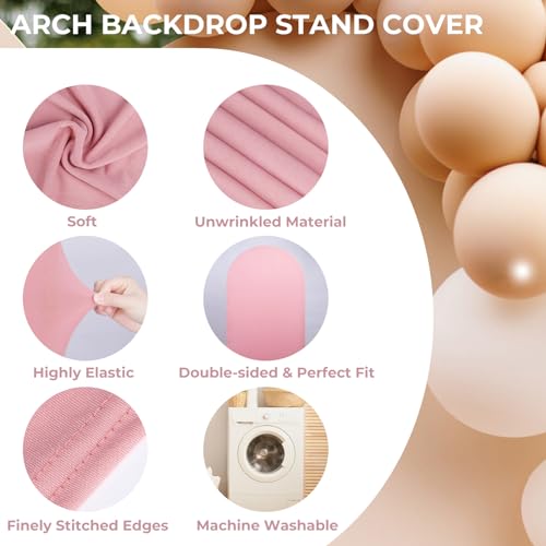 Set de 3 Fundas Babenest para Arco de Boda Dusty Pink miniatura 3
