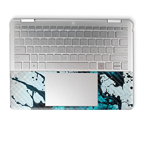 Image of MightySkins Carbon Fiber Skin Compatible with HP Spectre x360 14 inch (2022) Full Wrap Kit - Wild Splash | Protective, Durable Textured Carbon Fiber Finish | Easy to Apply | Made in The USA