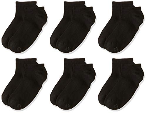 Hanes Men's FreshIQ X-Temp Comfort Cool No Show 6-Pack, Black, Sock Size: 10-13/Shoe: 6-12