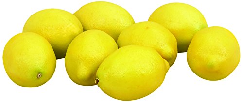 Deco 79 Lemon Gift Bag, 3 by 2-Inch, Set of 8